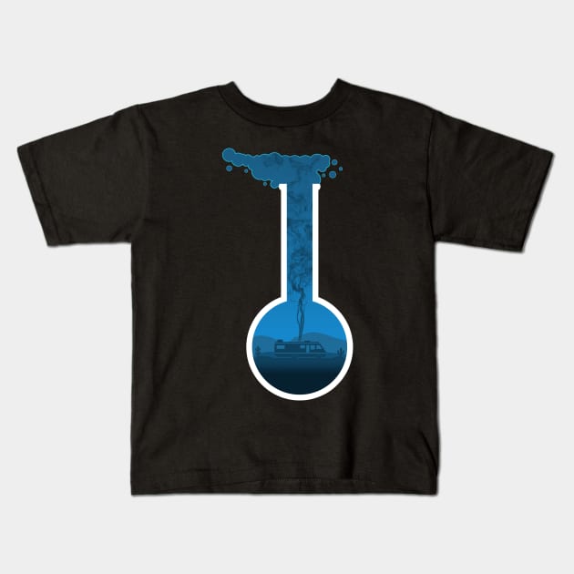 Breaking Bad - Fanart version in blue Alternative Kids T-Shirt by HDMI2K